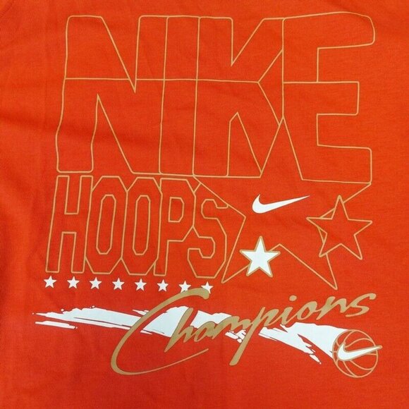 Nike Dri-Fit Primary Hoops Tank Top T Shirt Mens Size M Hoops Champion Red - Picture 2 of 7